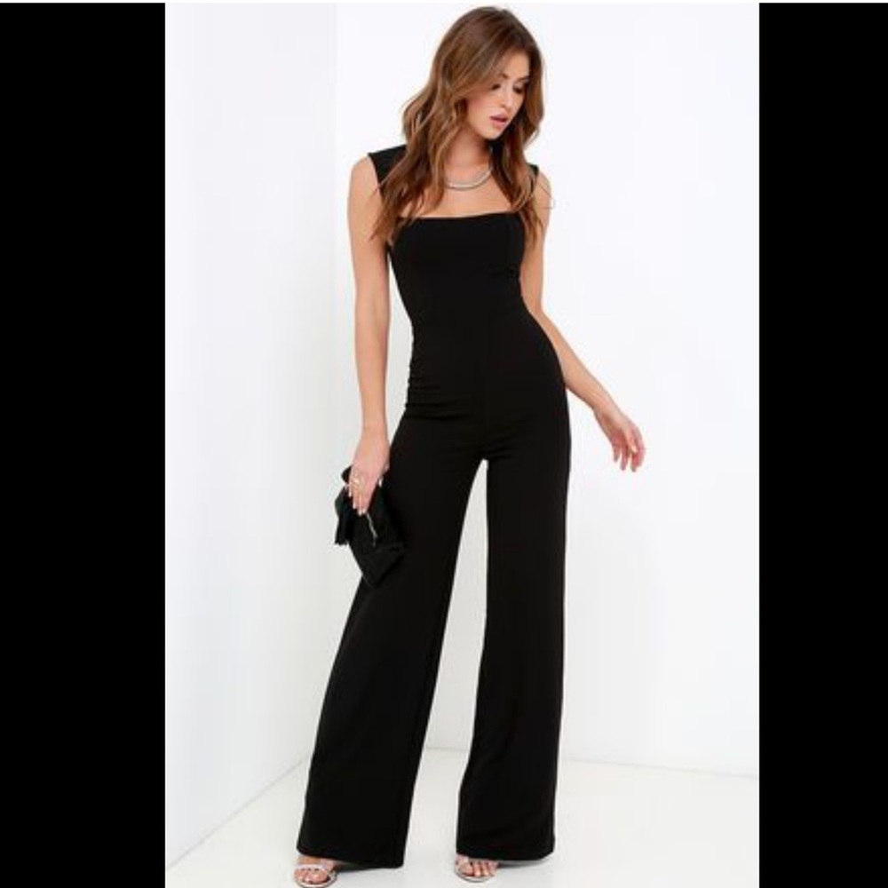 Lulu’s Enticing Endeavors Black Jumpsuit